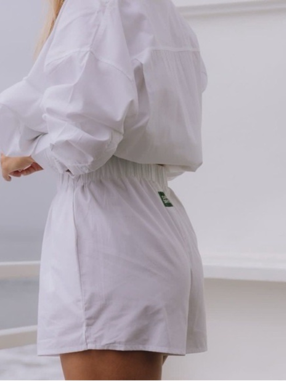 Daily Drills Poplin Resort Shorts - White